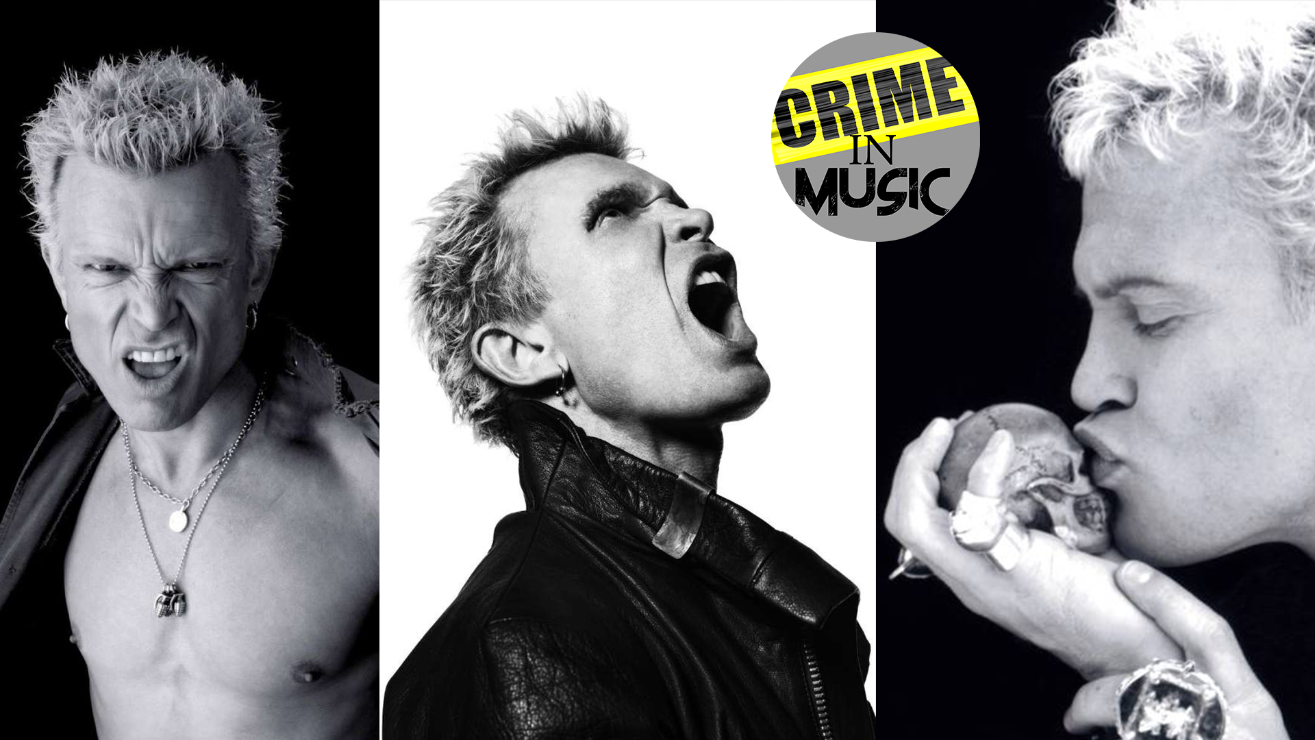 photo collage of Billy Idol, Musician, punk rock pioneer, singer